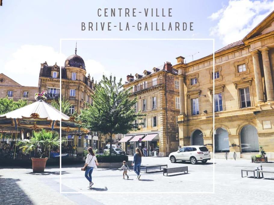 #Le Maillard #Grand F2 #Hyper Centre Appartement Brive-la-Gaillarde Buitenkant foto